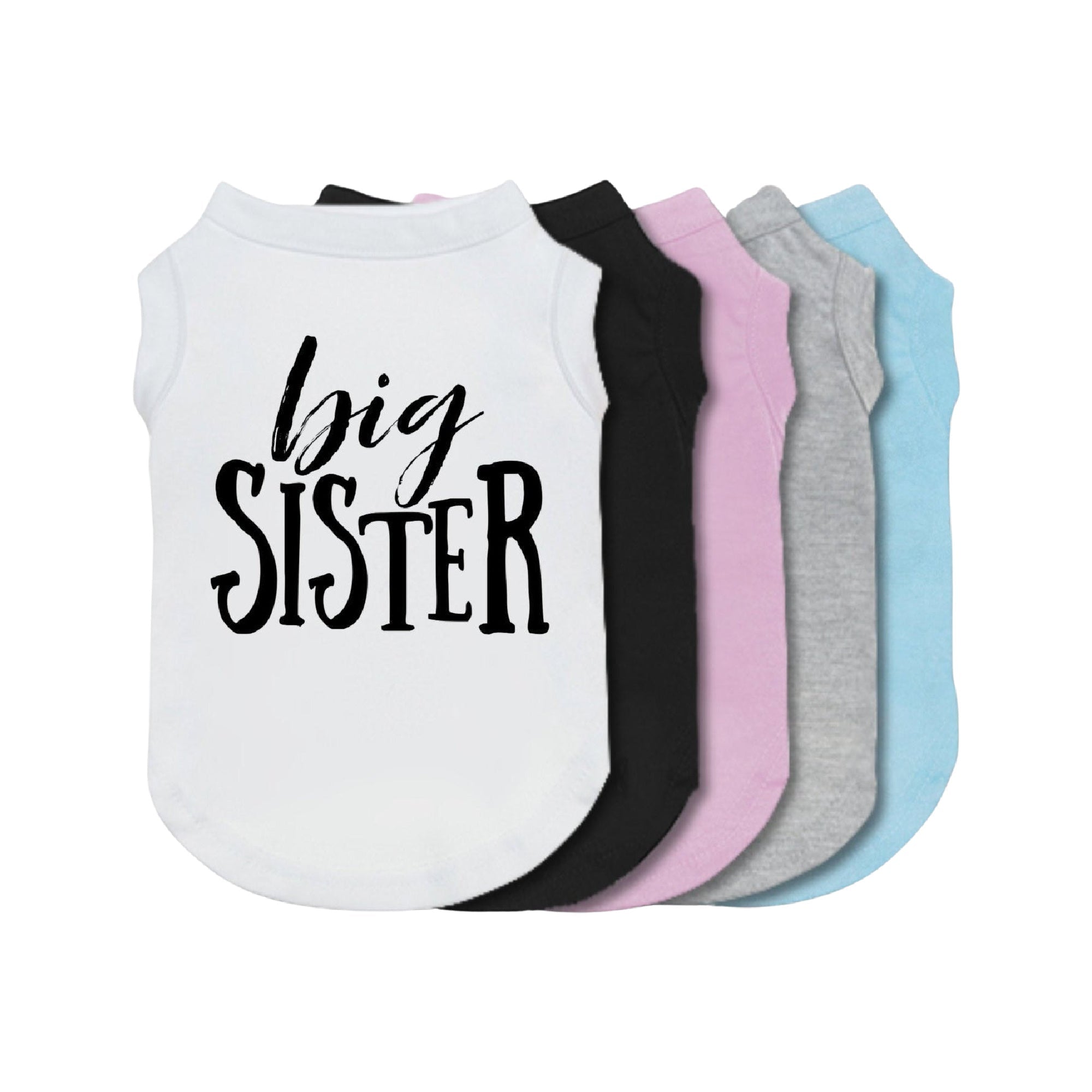 Big Sister Dog Shirt-Dog Shirt-TheHonestDog