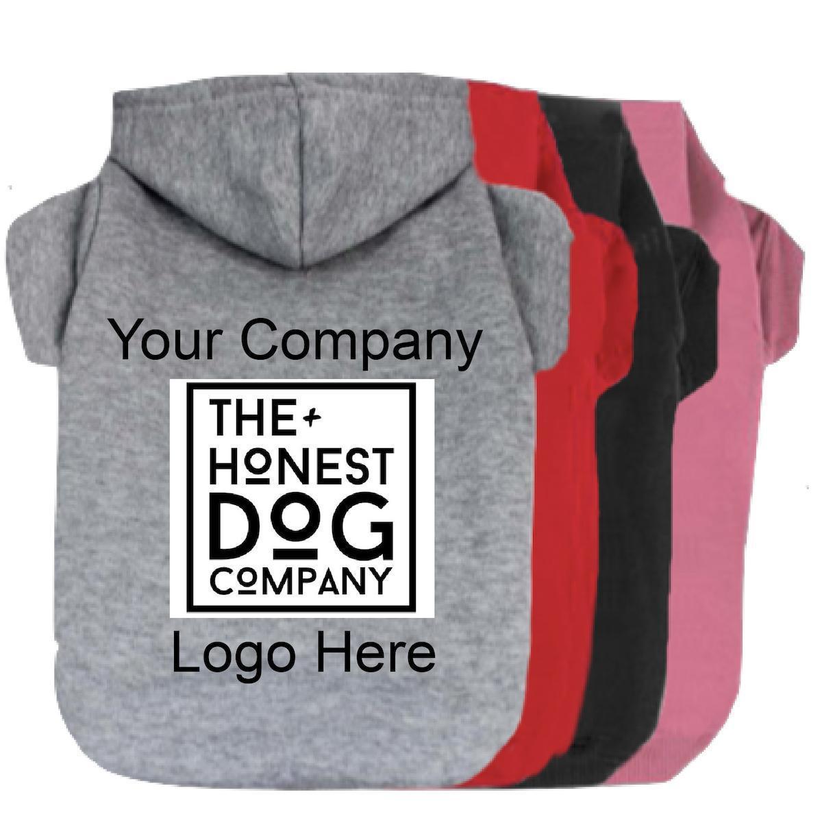 Custom Company Logo Dog Hoodie-The Honest Dog-TheHonestDog