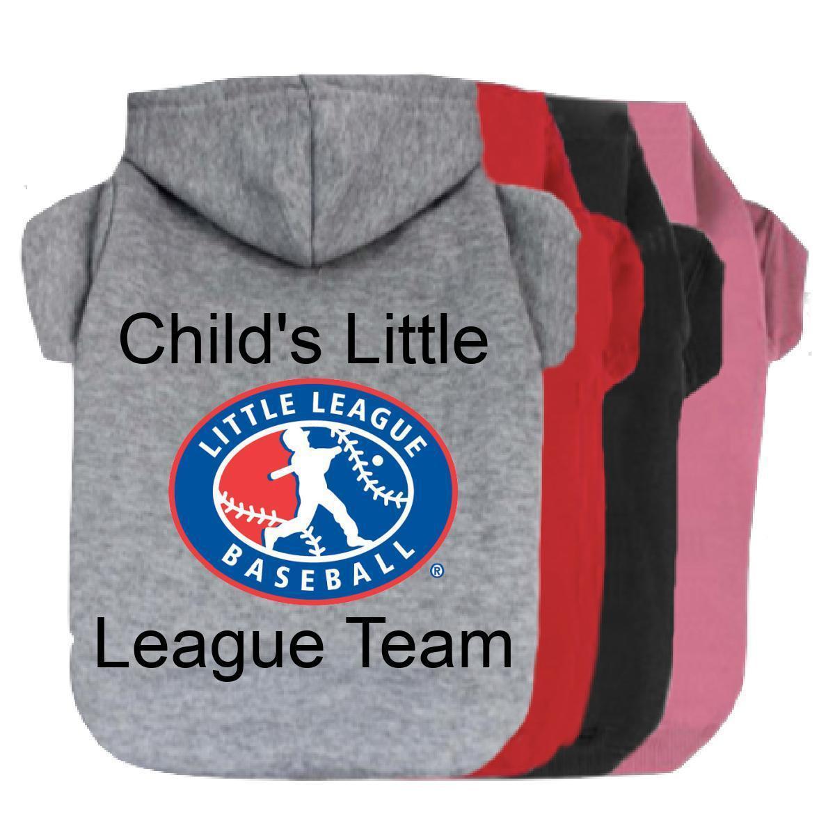 Custom Little League Team Logo Dog Hoodie-The Honest Dog-TheHonestDog