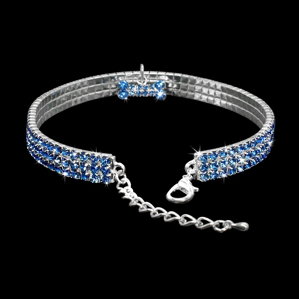 Diamond Rhinestone Small Pet Collar-Dog Collar-TheHonestDog