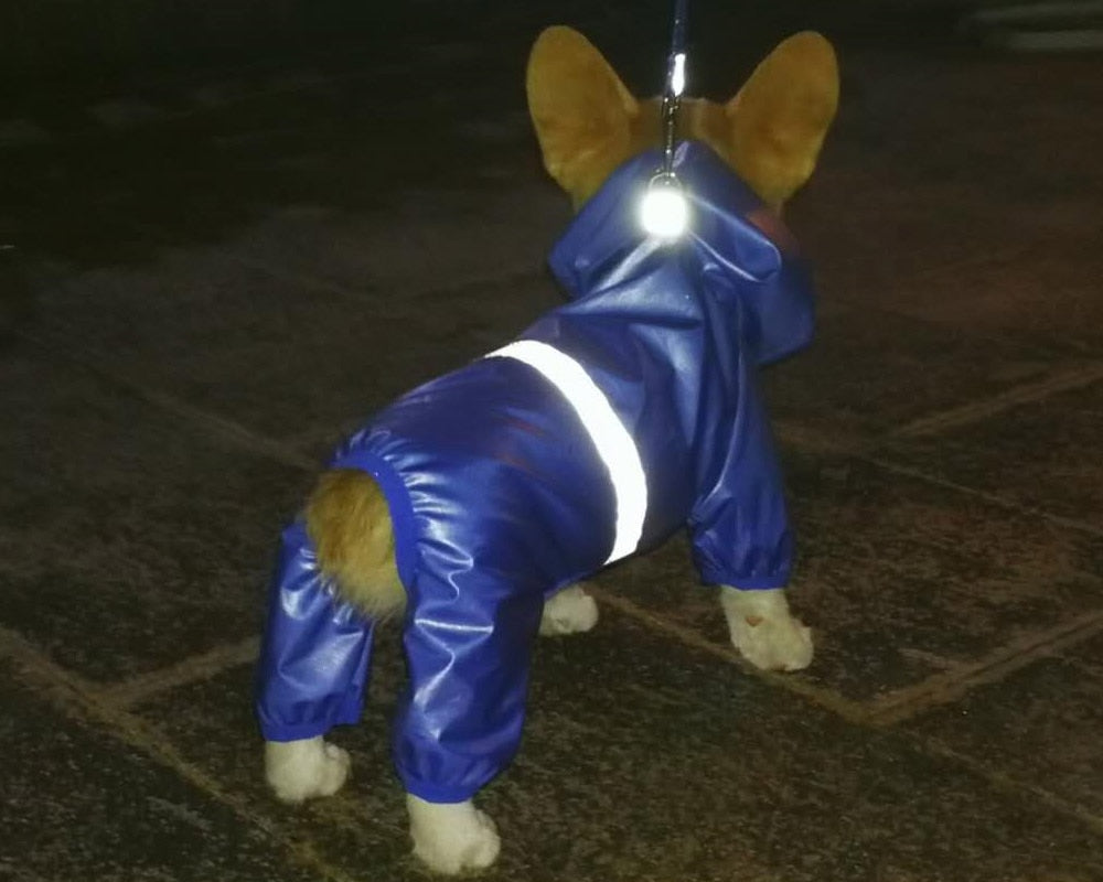 Dog Waterproof Hooded Jumpsuit-Dog Coat-TheHonestDog