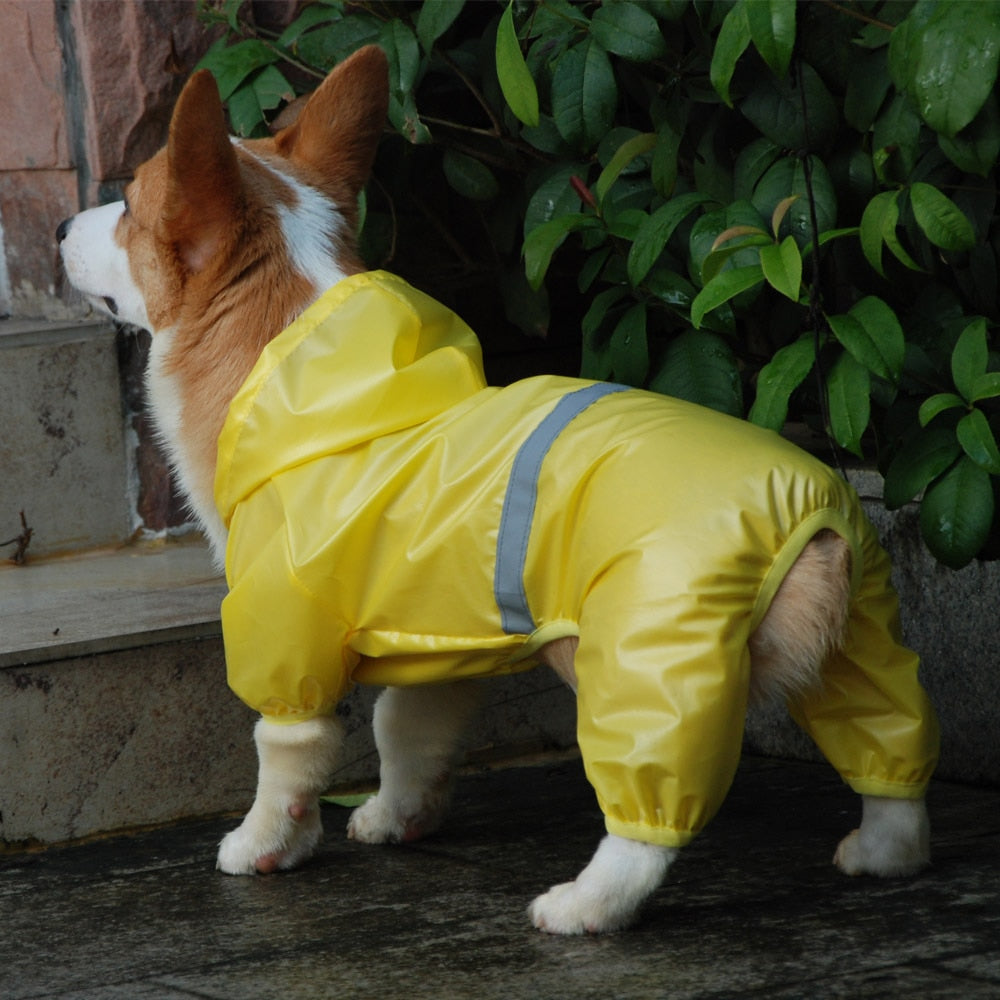 Dog Waterproof Hooded Jumpsuit-Dog Coat-TheHonestDog