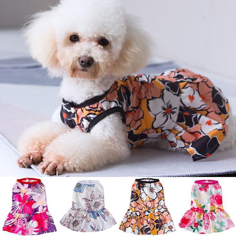 Floral Print Dog Dress-The Honest Dog-TheHonestDog