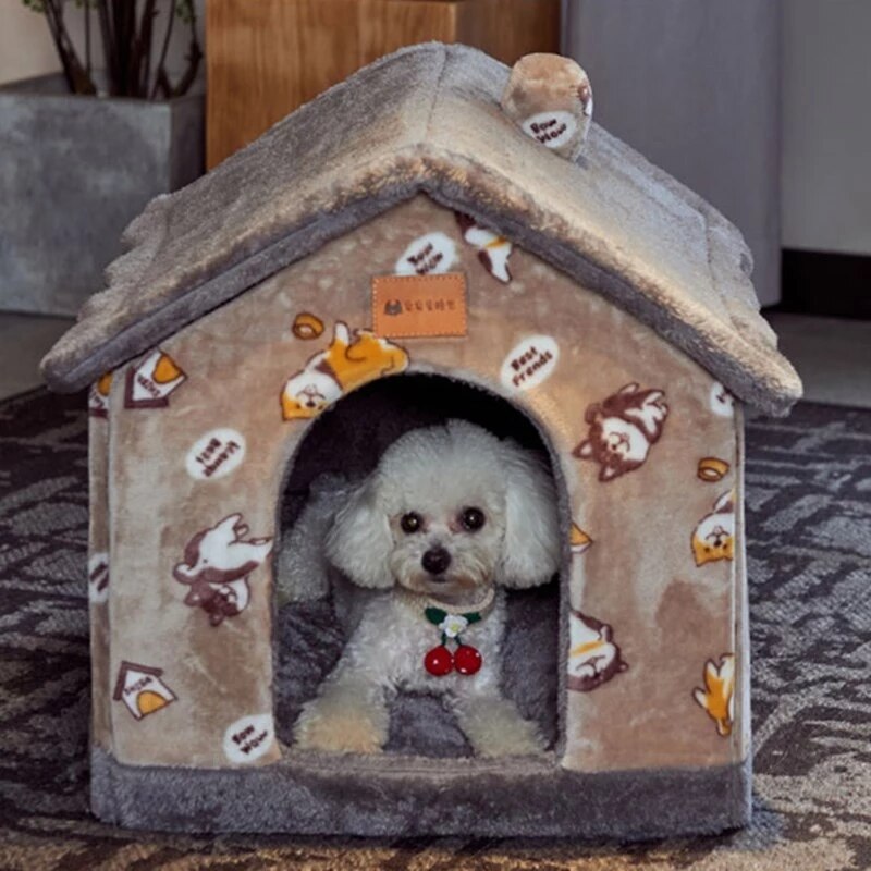 Foldable Dog House Bed-Dog Bed-TheHonestDog