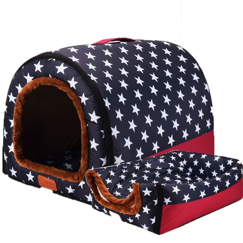 Foldable Washable Travel Dog House-Dog Bed-TheHonestDog