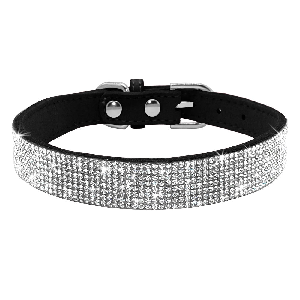 Full Bling Rhinestone Dog Collar-Dog Collar-TheHonestDog