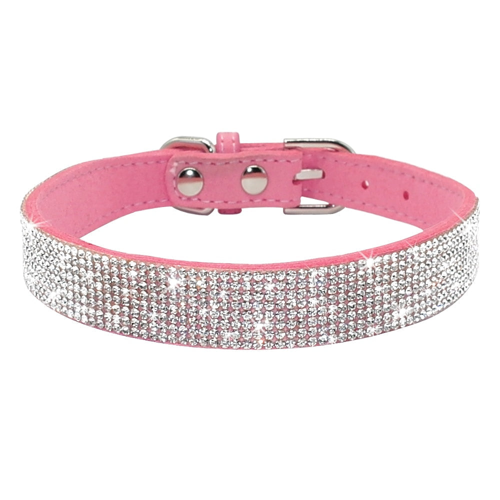 Full Bling Rhinestone Dog Collar-Dog Collar-TheHonestDog