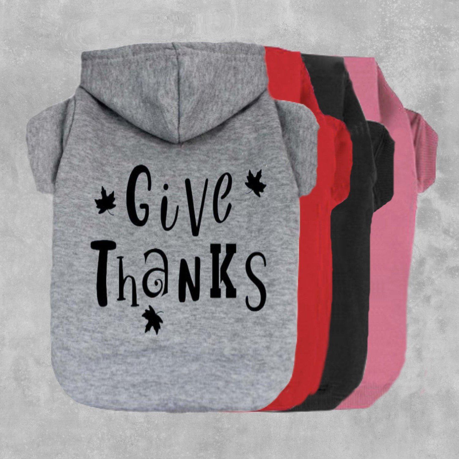 Give Thanks Dog Hoodie-The Honest Dog-TheHonestDog