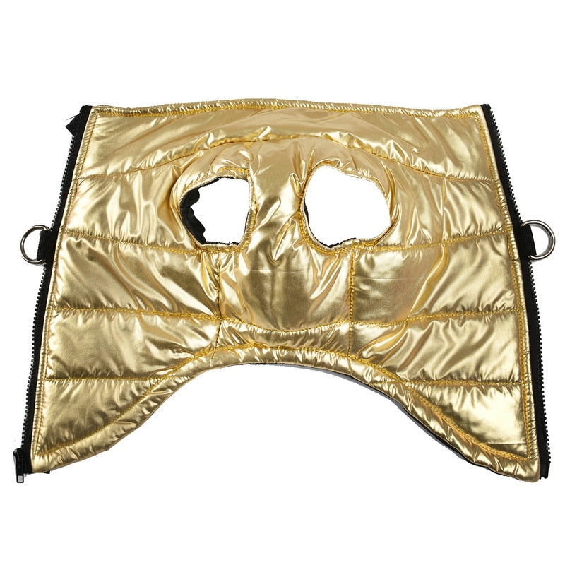 Gold Waterproof Dog Vest-Dog Vest-TheHonestDog