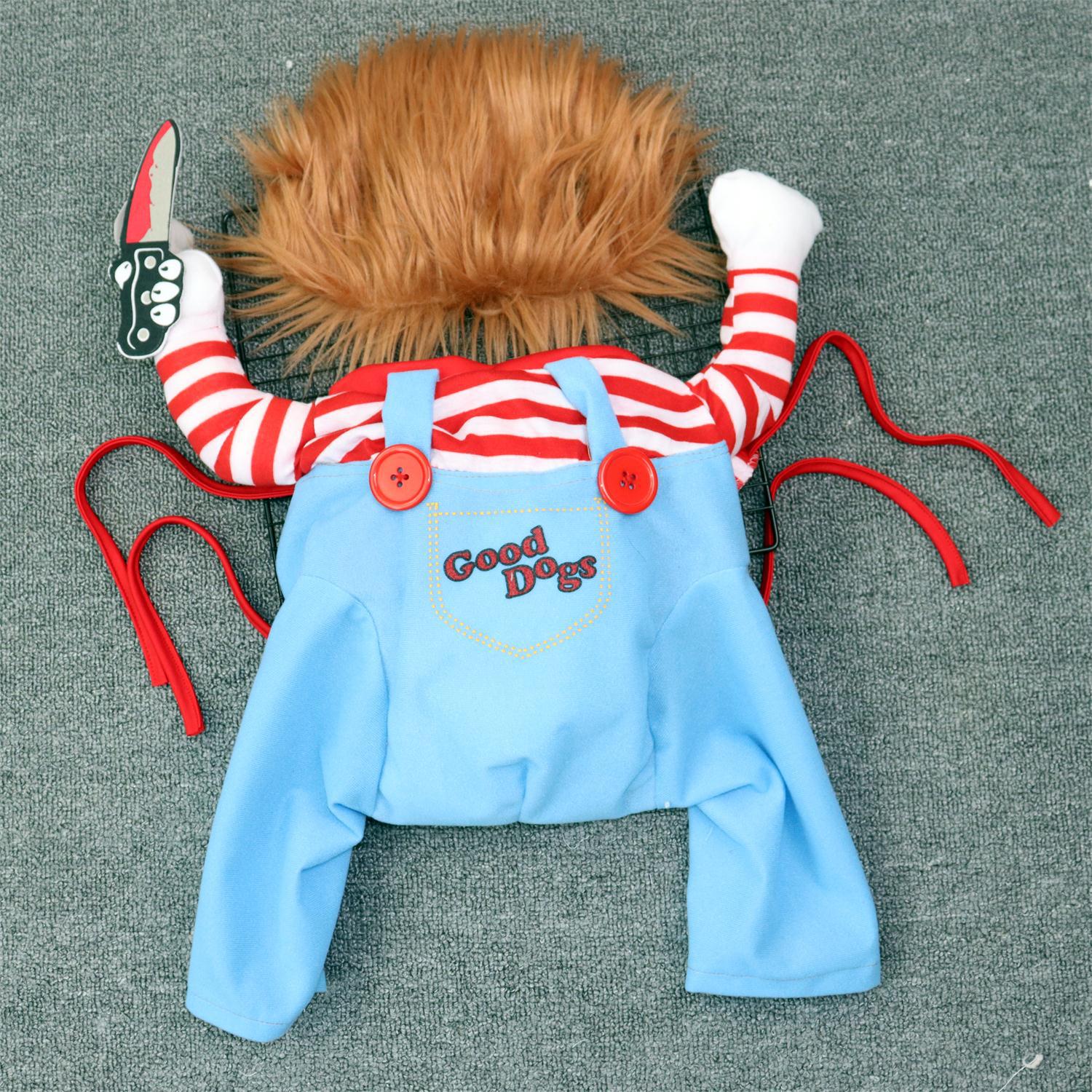 Halloween Dog Child's Play Chucky Costume-Halloween Costume-TheHonestDog