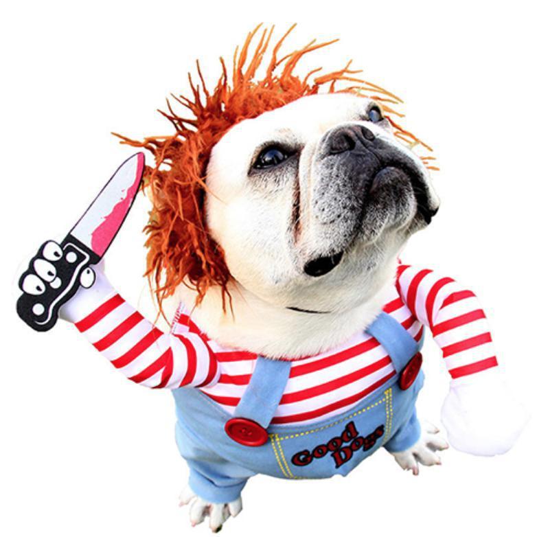 Halloween Dog Child's Play Chucky Costume-The Honest Dog-TheHonestDog