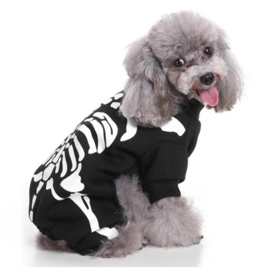 Halloween Dog Skeleton Sweater-Halloween Costume-TheHonestDog