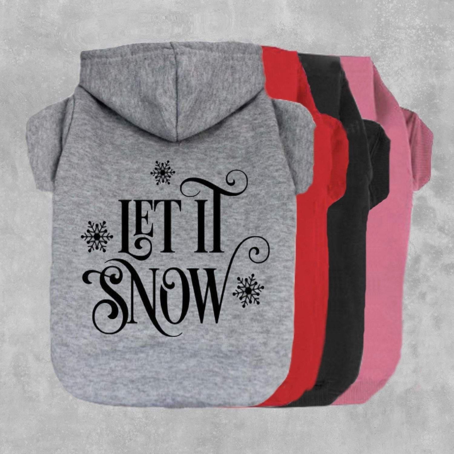 Let It Snow Dog Hoodie-The Honest Dog-TheHonestDog