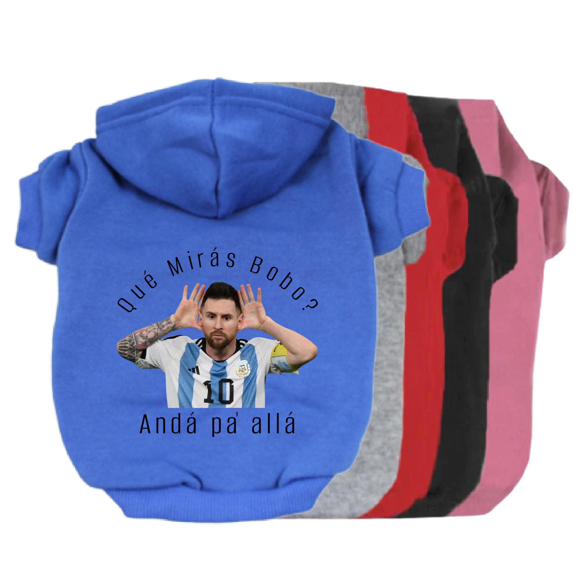 Lionel Messi Dog Hoodie-Dog Hoodie-TheHonestDog