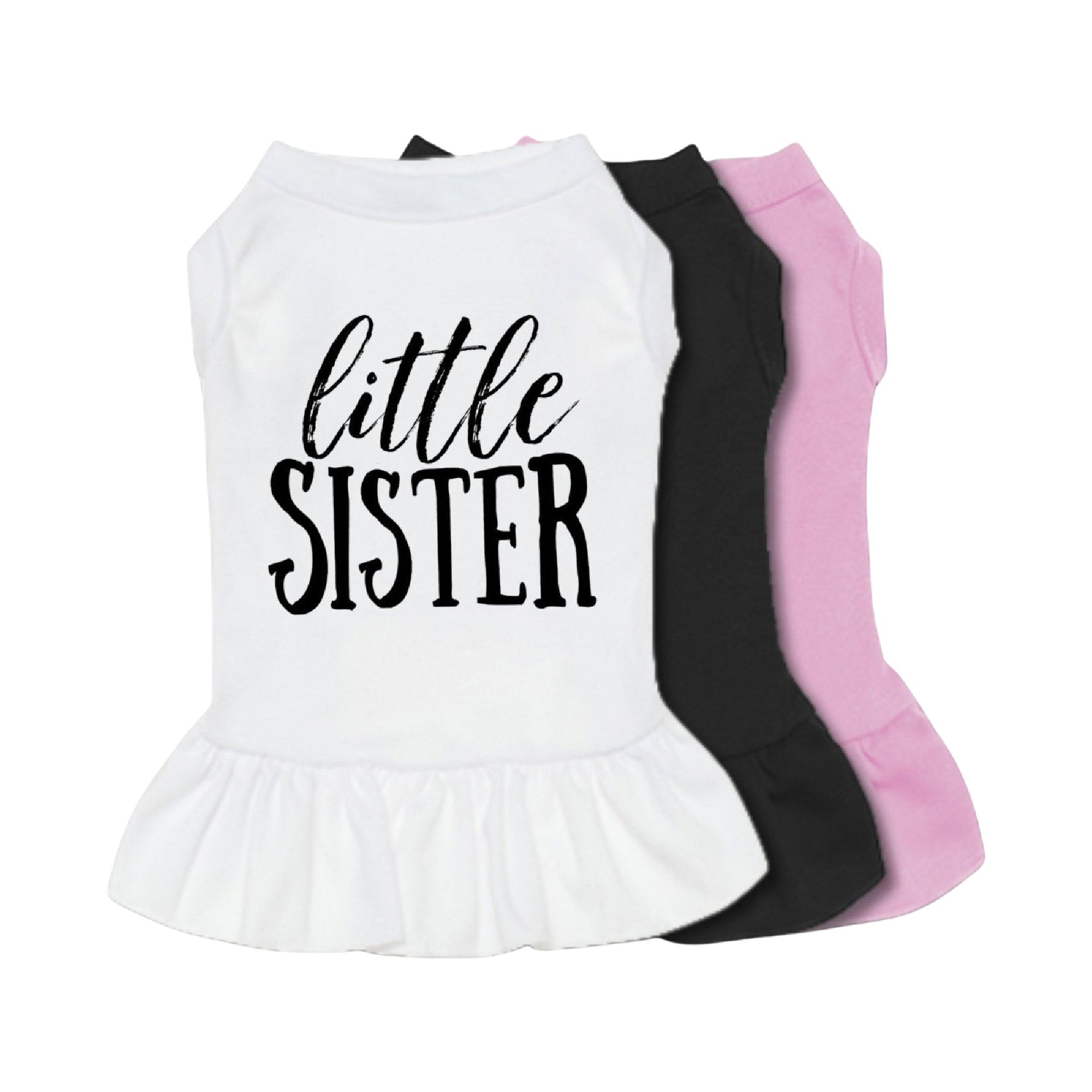 Little Sister Dog Dress-Dog Dress-TheHonestDog