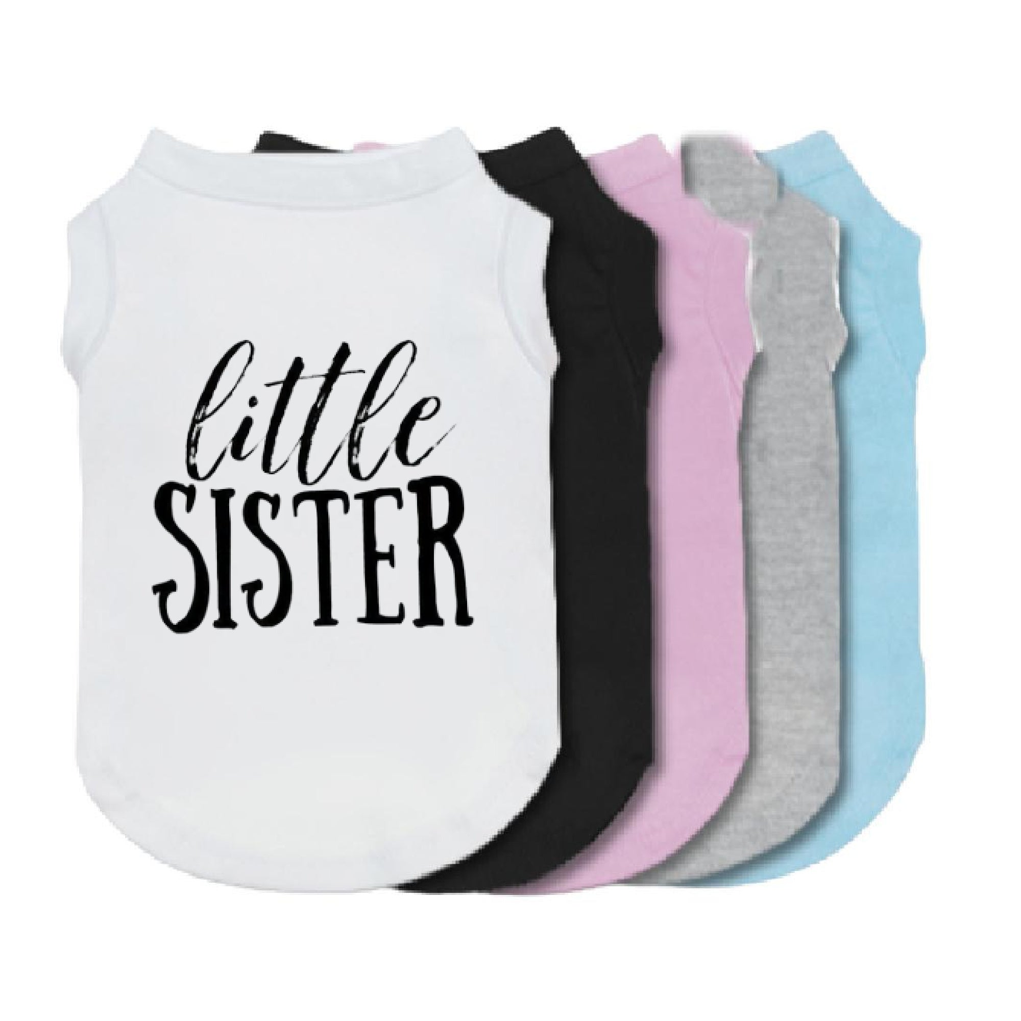 Little Sister Dog Shirt-Dog Shirt-TheHonestDog