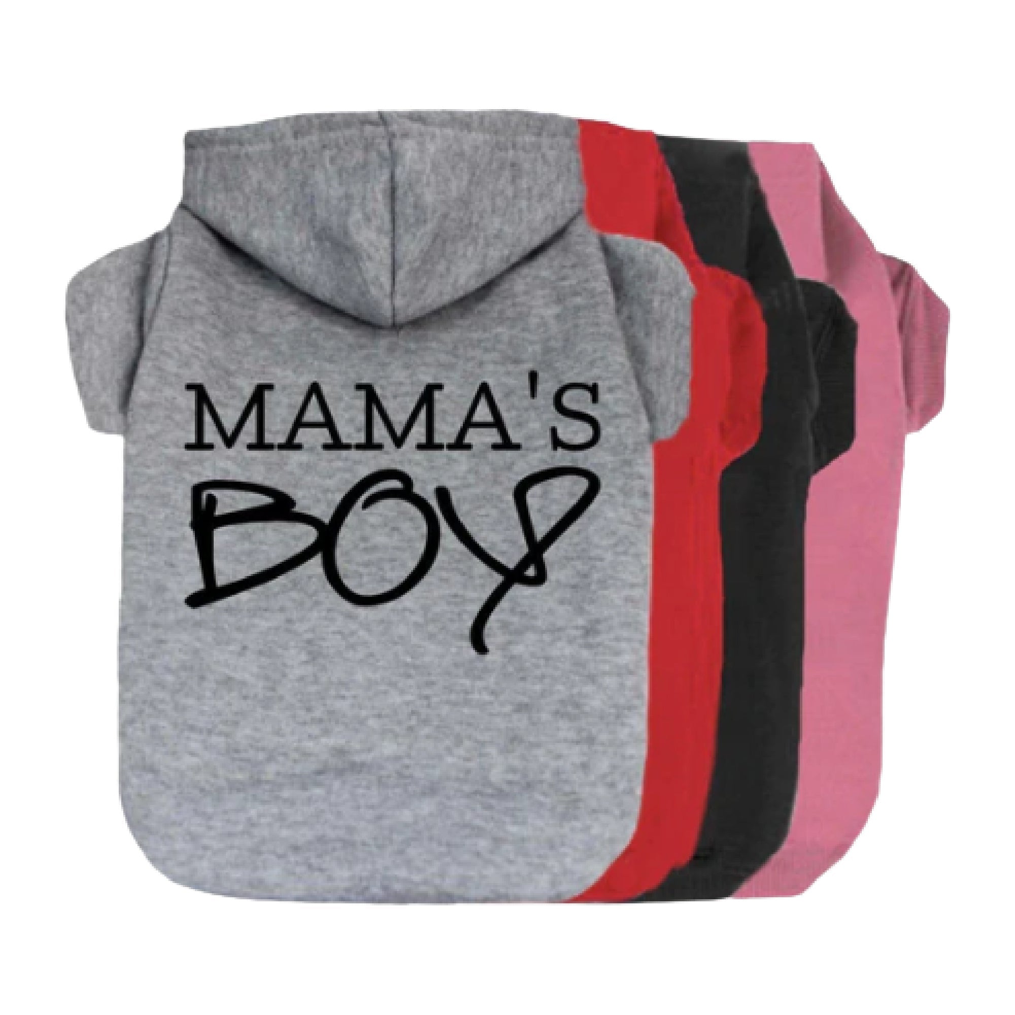 Mama's Boy Dog Hoodie-Dog Hoodie-TheHonestDog