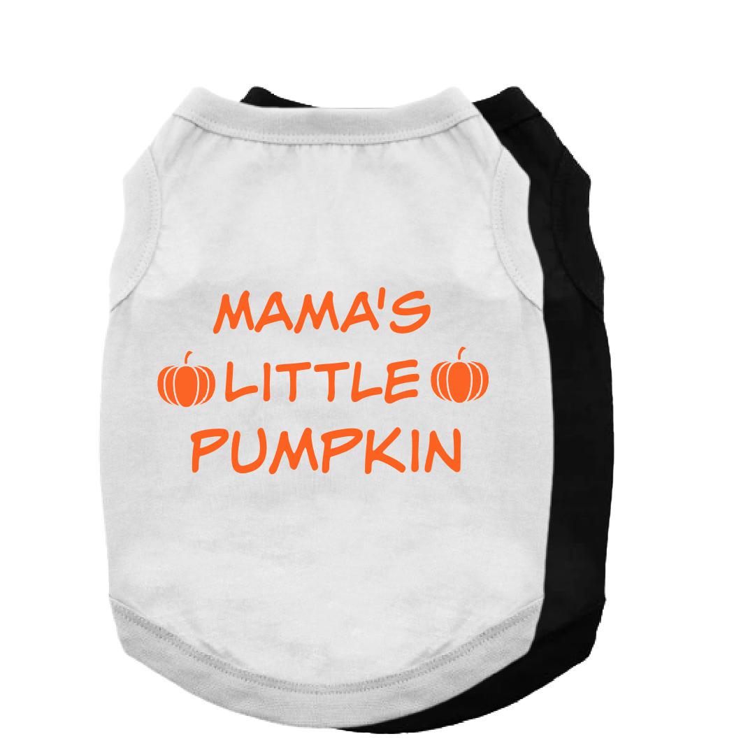 Mama's Little Pumpkin Dog Shirt-Dog Shirt-TheHonestDog