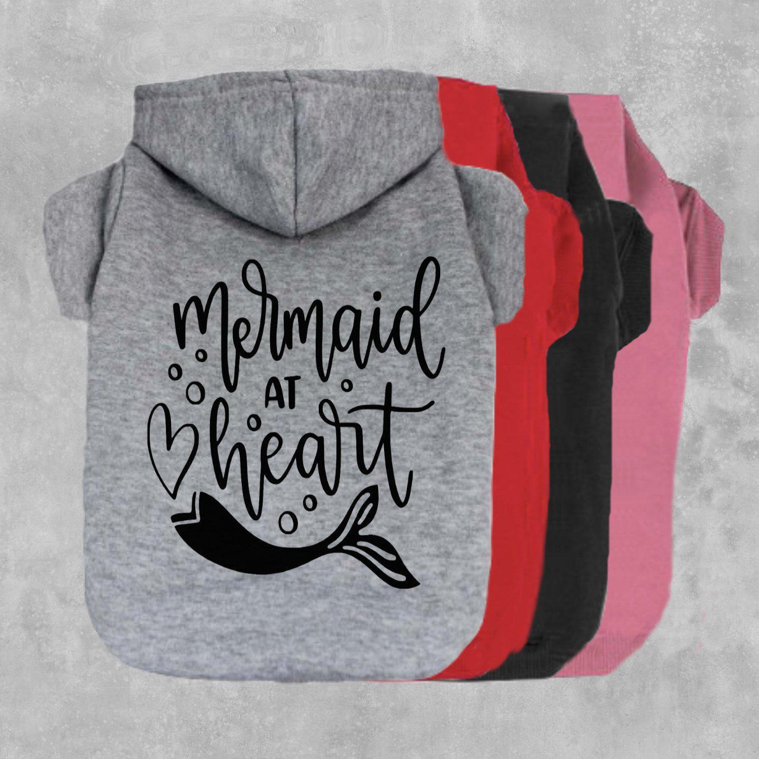 Mermaid At Heart Dog Hoodie-The Honest Dog-TheHonestDog