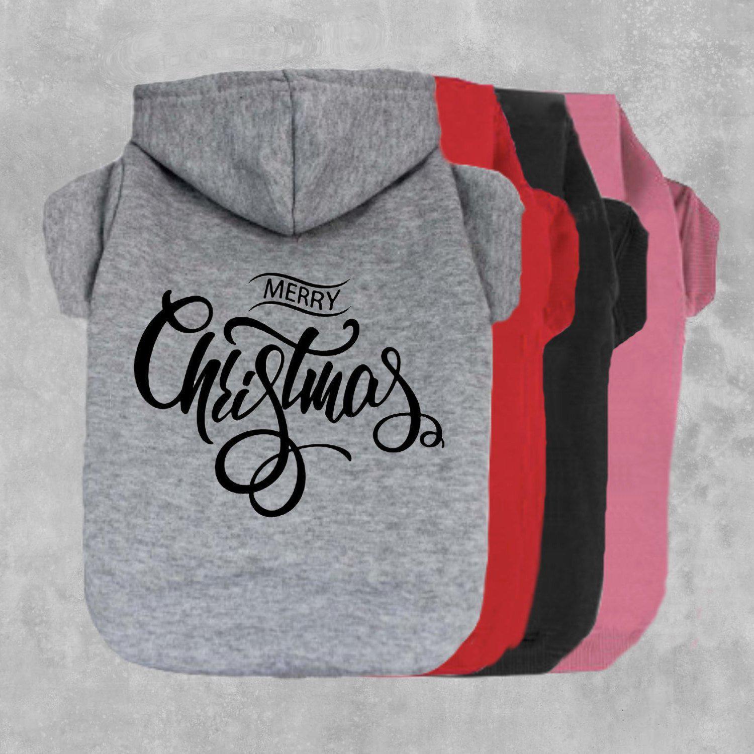 Merry Christmas Dog Hoodie-The Honest Dog-TheHonestDog