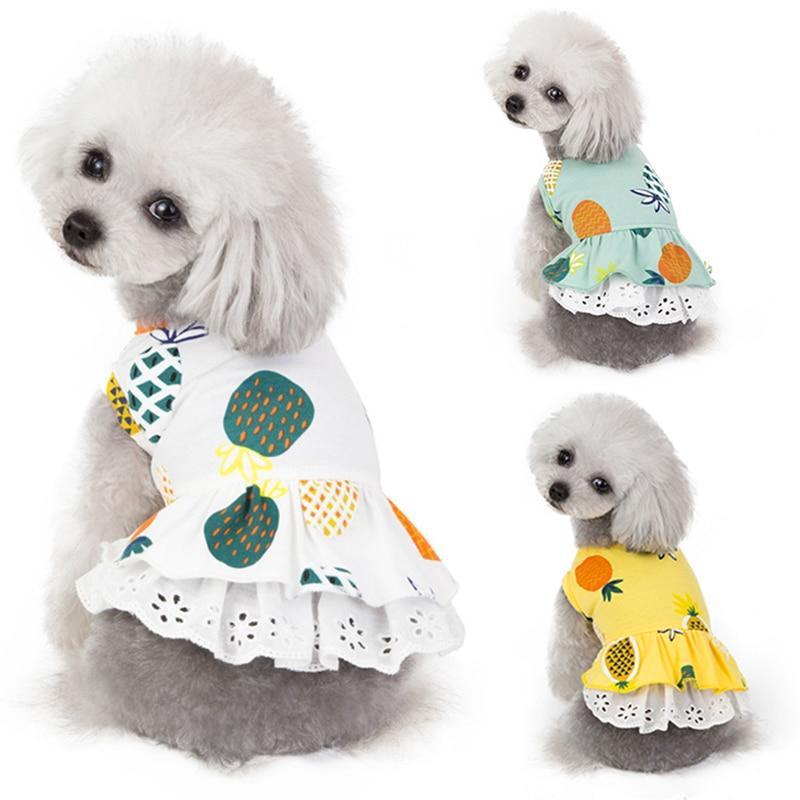 Pineapple Dog Dress-The Honest Dog-TheHonestDog