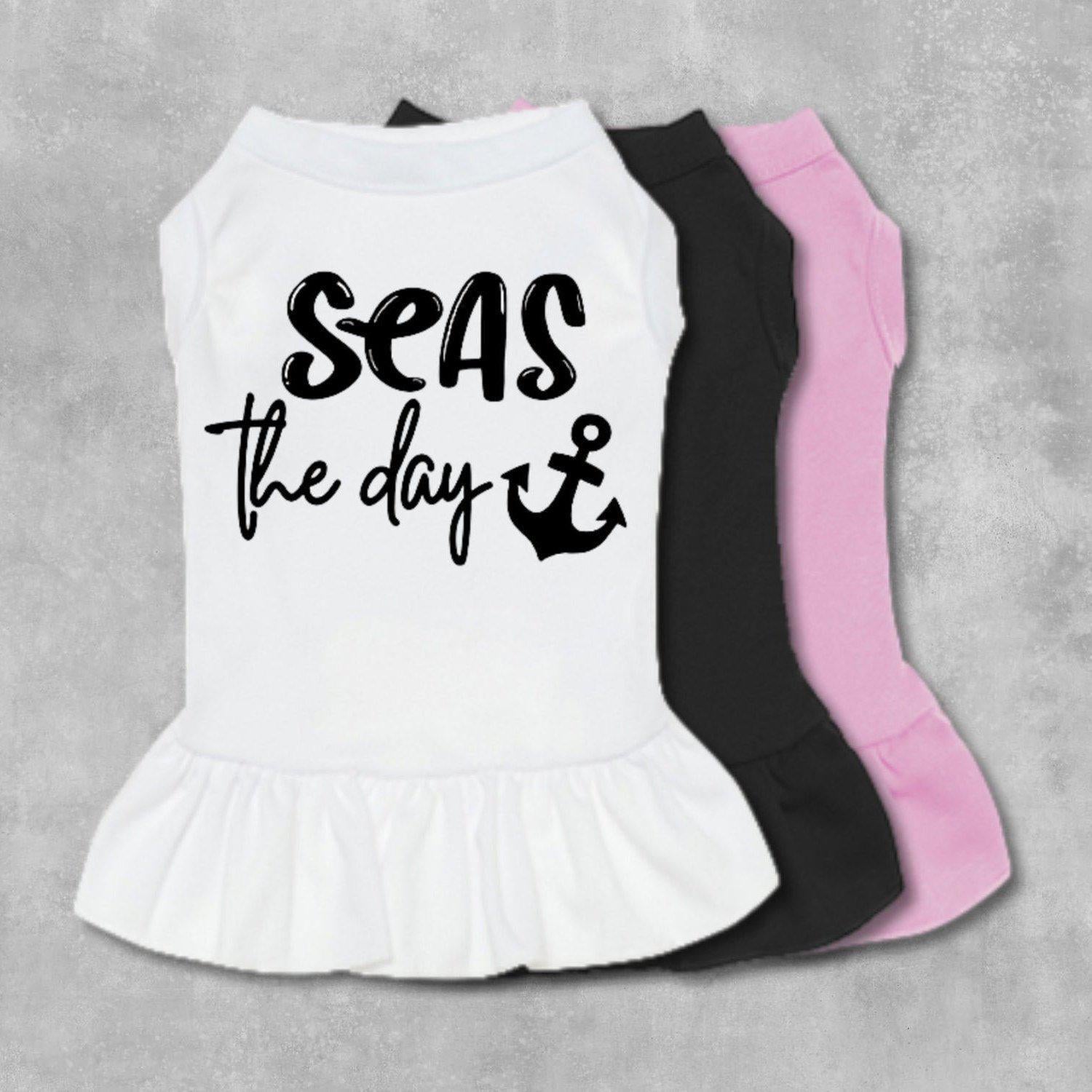 Seas The Day Dog Dress-The Honest Dog-TheHonestDog