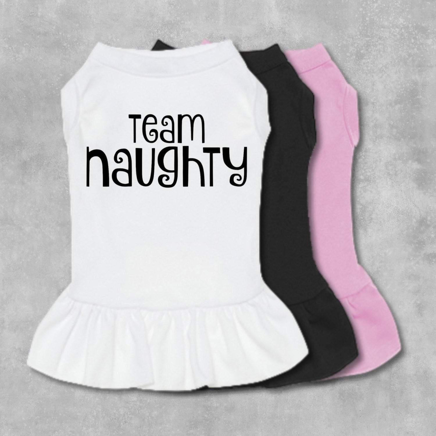 Team Naughty Dog Dress-The Honest Dog-TheHonestDog