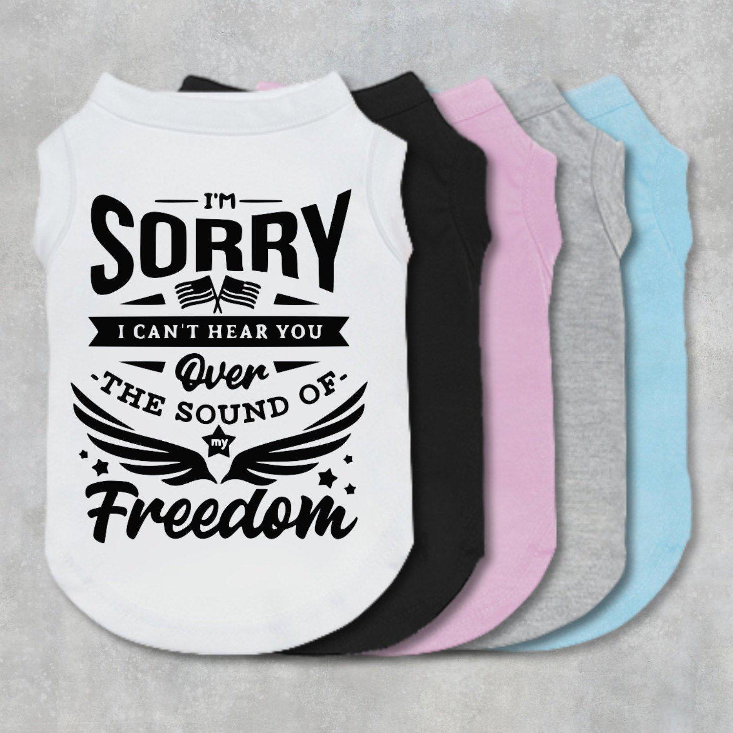 The Sound Of Freedom Dog Shirt-The Honest Dog-TheHonestDog