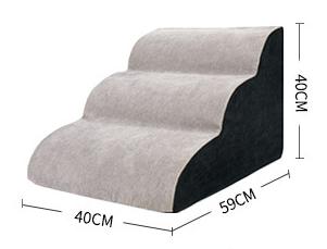 Two Tone Memory Foam Pet Stairs-Dog Bed-TheHonestDog