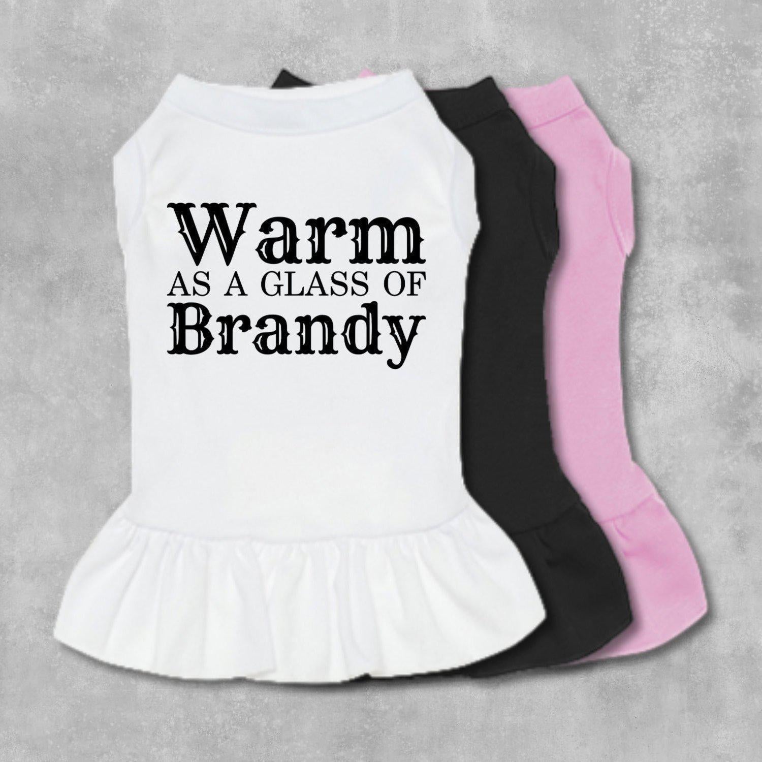 Warm As A Glass Of Brandy Dog Dress-The Honest Dog-TheHonestDog