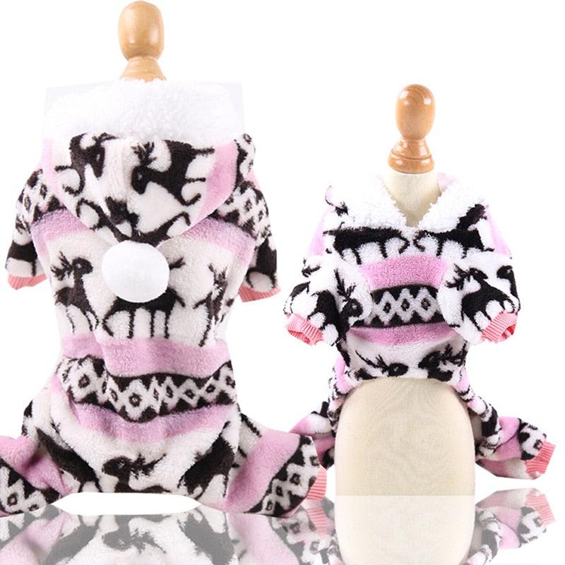 Warm Fleece Animal Dog Pajamas-Dog Pajamas-TheHonestDog