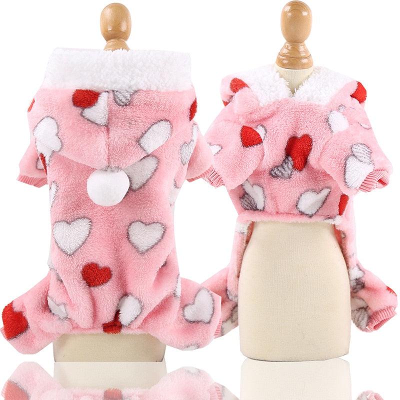 Warm Fleece Animal Dog Pajamas-Dog Pajamas-TheHonestDog