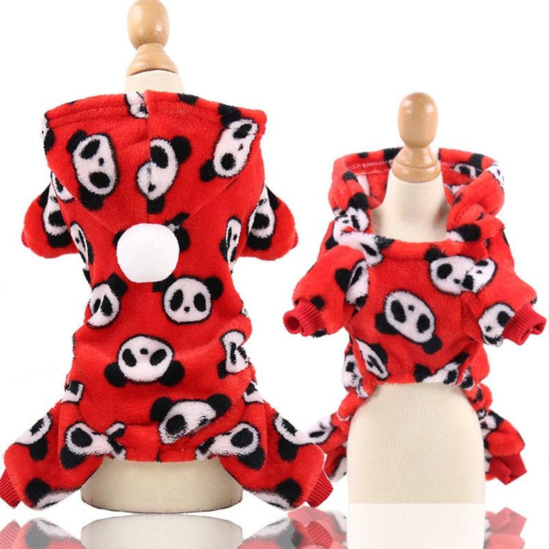 Warm Fleece Animal Dog Pajamas-Dog Pajamas-TheHonestDog