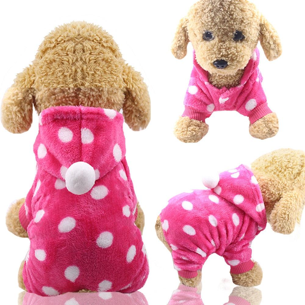 Warm Fleece Dog Pajamas-Dog Pajamas-TheHonestDog