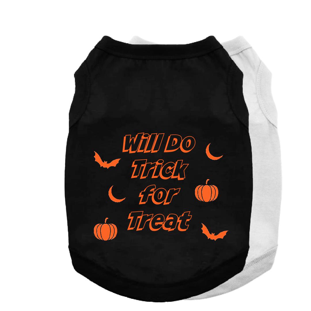 Trick for Treat Halloween Dog Shirt